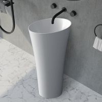 Раковина Abber Stein 50 Белая матовая арт-AS2509 — фото 1, Раковины напольные