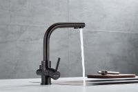 Смеситель для кухни Paulmark Essen Вороненая сталь арт-Es213011-GM — фото 9, Смесители для кухни