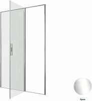 Душевая дверь Allen Brau Priority 140 профиль Хром стекло прозрачное арт-3.31034.00 — фото 14, Распашные душевые двери