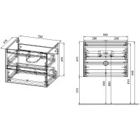 Товар: Тумба под раковину Vincea Luka 60 подвесная G.Stone арт-VMC-2L600GS - фото 7 Тумба под раковину Vincea Luka 60 подвесная G.Stone арт-VMC-2L600GS — фото 7, Тумбы под раковину