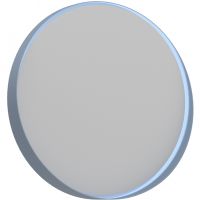 Зеркало Orka Moonlight 90x90 с подсветкой Голубое матовое арт-3001348 — фото 1, Зеркала в ванную комнату