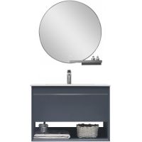 Тумба с раковиной Orans BC-1125 80 подвесная Dark grey арт-1125800 — фото 5, Тумбы с раковиной