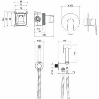 Товар: Гигиенический душ со смесителем Aquatek Бетта Хром арт-AQ1119CR - фото 9 Гигиенический душ со смесителем Aquatek Бетта Хром арт-AQ1119CR — фото 9, Гигиенические души
