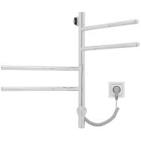 Электрический полотенцесушитель Vincea 43х60 Хром арт-VTD-1S1CE — фото 2, Электрические полотенцесушители