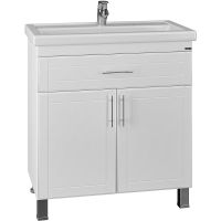 Тумба под раковину СанТа Дублин 80 Белая арт-223005 — фото 1, Тумбы под раковину