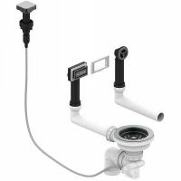 Выпуск для кухонной мойки Alveus Антрацит арт-1144852 — фото 1, Сливы-переливы