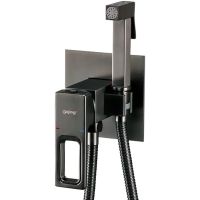 Гигиенический душ со смесителем Gappo G17-9 Оружейная сталь арт-G7217-9 — фото 2, Гигиенические души