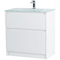 Тумба под раковину BelBagno Kraft 80 Bianco Opaco арт-KRAFT-800-2C-PIA-BO — фото 11, Тумбы под раковину