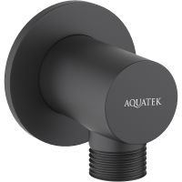Шланговое подключение Aquatek Черное матовое арт-AQ2456MB — фото 1, Шланговые подключения