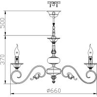 Товар: Люстра Maytoni Elegant Perla Кремовая Золото арт-ARM337-07-R - фото 4 Люстра Maytoni Elegant Perla Кремовая Золото арт-ARM337-07-R — фото 4, Люстры