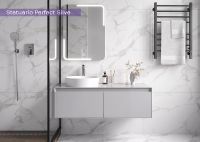 Товар: Керамогранит Ceradim Statuario Perfect Silver белый полированный 60х60 см арт-х9999304509 - фото 2 Керамогранит Ceradim Statuario Perfect Silver белый полированный 60х60 см арт-х9999304509 — фото 2, Керамогранит