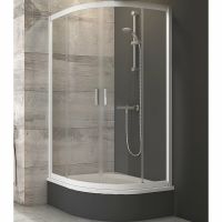 Душевой уголок Ravak Blix BLCP4-80 Sabina 80х80 профиль Белый стекло Transparent арт-3B240140Z1 — фото 1, Душевые уголки четверть круга