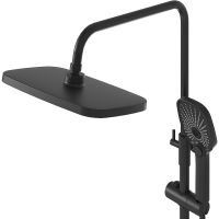 Душевая система Grossman Pragma Черная матовая арт-500.K35.03.210 — фото 3, Душевые стойки