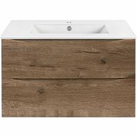 Тумба под раковину Vincea Mia 75 подвесная V.Oak арт-VMC-2MC750VO — фото 1, Тумбы под раковину