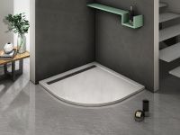 Душевой поддон из искусственного камня WeltWasser WW TRR 90 STONE-WT 90x90 Белый арт-10000004357 — фото 2, Душевые поддоны из искусственного камня