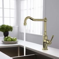 Смеситель для кухни Aquatek Классик Полированное золото арт-AQ1580PG — фото 5, Смесители для кухни