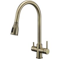 Смеситель для кухни Paulmark Lange Бронза арт-La214212-BR — фото 1, Смесители для кухни