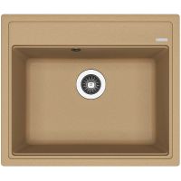 Кухонная мойка Florentina Липси-600 Капучино арт-20.120.D0600.306 — фото 1, Кухонные мойки