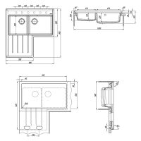 Товар: Кухонная мойка Florentina Адрия-960 Жасмин арт-20.380.L0960.201 - фото 5 Кухонная мойка Florentina Адрия-960 Жасмин арт-20.380.L0960.201 — фото 5, Кухонные мойки