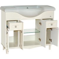 Тумба с раковиной Misty Шармель 105 Бежевая арт-УТ000001878 — фото 2, Тумбы с раковиной