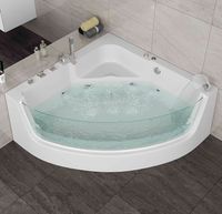 Акриловая ванна Grossman 150х150 с гидромассажем арт-GR-15000-1 — фото 3, Акриловые ванны