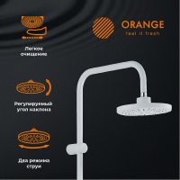 Товар: Душевая система Orange Karl Белая арт-M05-933w - фото 2 Душевая система Orange Karl Белая арт-M05-933w — фото 2, Душевые стойки