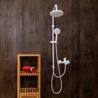 Душевая система Orange O-Shower Белый глянец арт-OW02w — фото 11, Душевые стойки