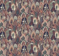 Обои LOYMINA British Style Forest Винил на флизелине (1*10,05) Зеленый/Розовый/Коричневый, Листья/Цветы арт-BRIT4 022 — фото 2, Обои для стен