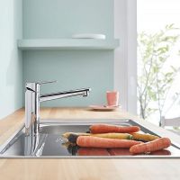 Смеситель для кухни Grohe BauCurve Хром арт-31715000 — фото 2, Смесители для кухни