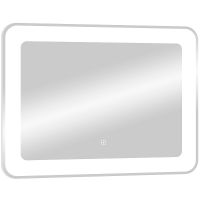 Зеркало Континент Velvette 900x700 с подсветкой с сенсорным выключателем арт-ЗЛП1199 — фото 3, Зеркала в ванную комнату