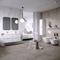 Тумба под раковину Aqwella Accent 120 подвесная Белая арт-ACC0112W — фото 3, Тумбы под раковину