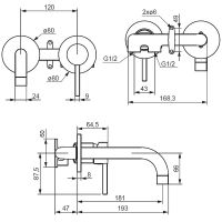 Смеситель для раковины Damixa Scandinavian Pure Черный матовый арт-360260300 — фото 4, Смесители для раковины