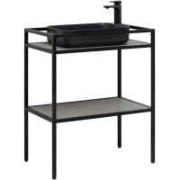 Консоль под раковину Allen Brau Liberty 75 Черный браш арт-1.33002.BB — фото 2, Консоли для раковины