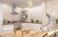 Керамическая плитка Керлайф Pulpis beige 33 настенная 31,5х63 см арт-925948 — фото 10, Керамическая плитка