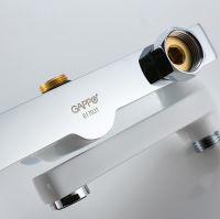 Душевая система Gappo G48 Белая Хром арт-G2448 — фото 4, Душевые стойки