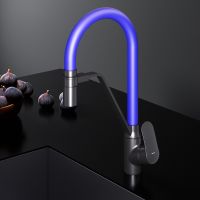 Смеситель для кухни AM.PM Like Черный матовый Синий арт-F8007827 — фото 7, Смесители для кухни