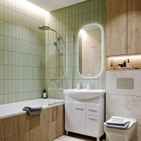 Зеркало Aqwella Soul 55 с подсветкой с бесконтактным выключателем арт-SOUL0255 — фото 2, Зеркала в ванную комнату