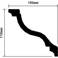 Карниз HIWOOD 2000x110x105 мм арт-A150V1 — фото 2, Карнизы