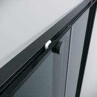 Товар: Душевой уголок Grossman Galaxy 100х100 профиль Черный матовый стекло тонированное арт-300.K33.01.1010.21.10 - фото 7 Душевой уголок Grossman Galaxy 100х100 профиль Черный матовый стекло тонированное арт-300.K33.01.1010.21.10 — фото 7, Квадратные душевые уголки