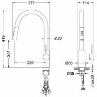 Смеситель для кухни Aquatek Европа Хром арт-AQ1384CR — фото 11, Смесители для кухни