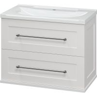 Тумба с раковиной Misty Марта 70 подвесная Белая арт-УТ000013429 — фото 1, Тумбы с раковиной