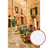 Фреска Ortograf Городской пейзаж 5025 Фактура бархат FX Флизелин (1,8*2,7) Бежевый/Коричневый, Город арт-5025 (бархат FX) — фото 1, Фрески