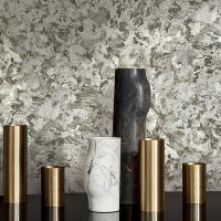 Обои Decori-Decori Carrara Винил на флизелине (1,06*10,05) Черный, Мрамор арт-82656 — фото 2, Обои для стен