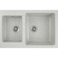 Кухонная мойка Domaci Бьелла DMC-76K арт-GWS-76K-310 серая — фото 1, Кухонные мойки