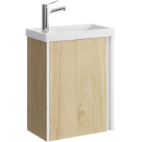 Тумба под раковину Aqwella Urban 45 подвесная Дуб Давос арт-URB0145DD — фото 1, Тумбы под раковину