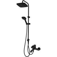 Душевая система Orange Karl Черная арт-M05-934b — фото 5, Душевые стойки