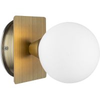 Товар: Настенный светильник Artelamp Aqua-Bolla Белый Античная бронза арт-A5663AP-1AB - фото 1 Настенный светильник Artelamp Aqua-Bolla Белый Античная бронза арт-A5663AP-1AB — фото 1, Бра