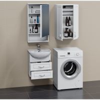 Товар: Тумба под раковину СанТа Верона 50 подвесная Белая арт-700190 - фото 3 Тумба под раковину СанТа Верона 50 подвесная Белая арт-700190 — фото 3, Тумбы под раковину