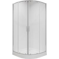 Душевой уголок Niagara Nova 80х80 NG-6686-08 профиль Хром стекло прозрачное арт-66860811 — фото 2, Душевые уголки четверть круга