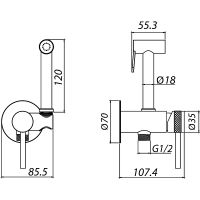 Товар: Гигиенический душ со смесителем Allen Brau Priority Черный матовый арт-5.31A29-31 - фото 15 Гигиенический душ со смесителем Allen Brau Priority Черный матовый арт-5.31A29-31 — фото 15, Гигиенические души